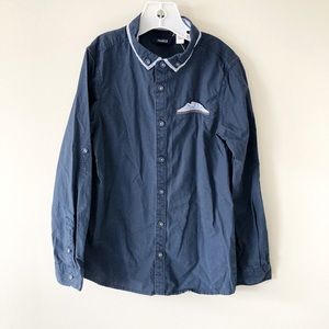 Okaidi Youth Boys Button Down Shirt